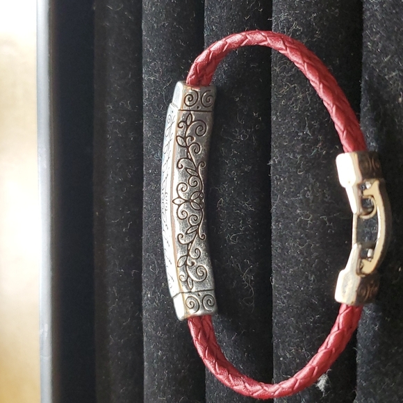 Brighton Leather/Silver Bracelet - Picture 2 of 2